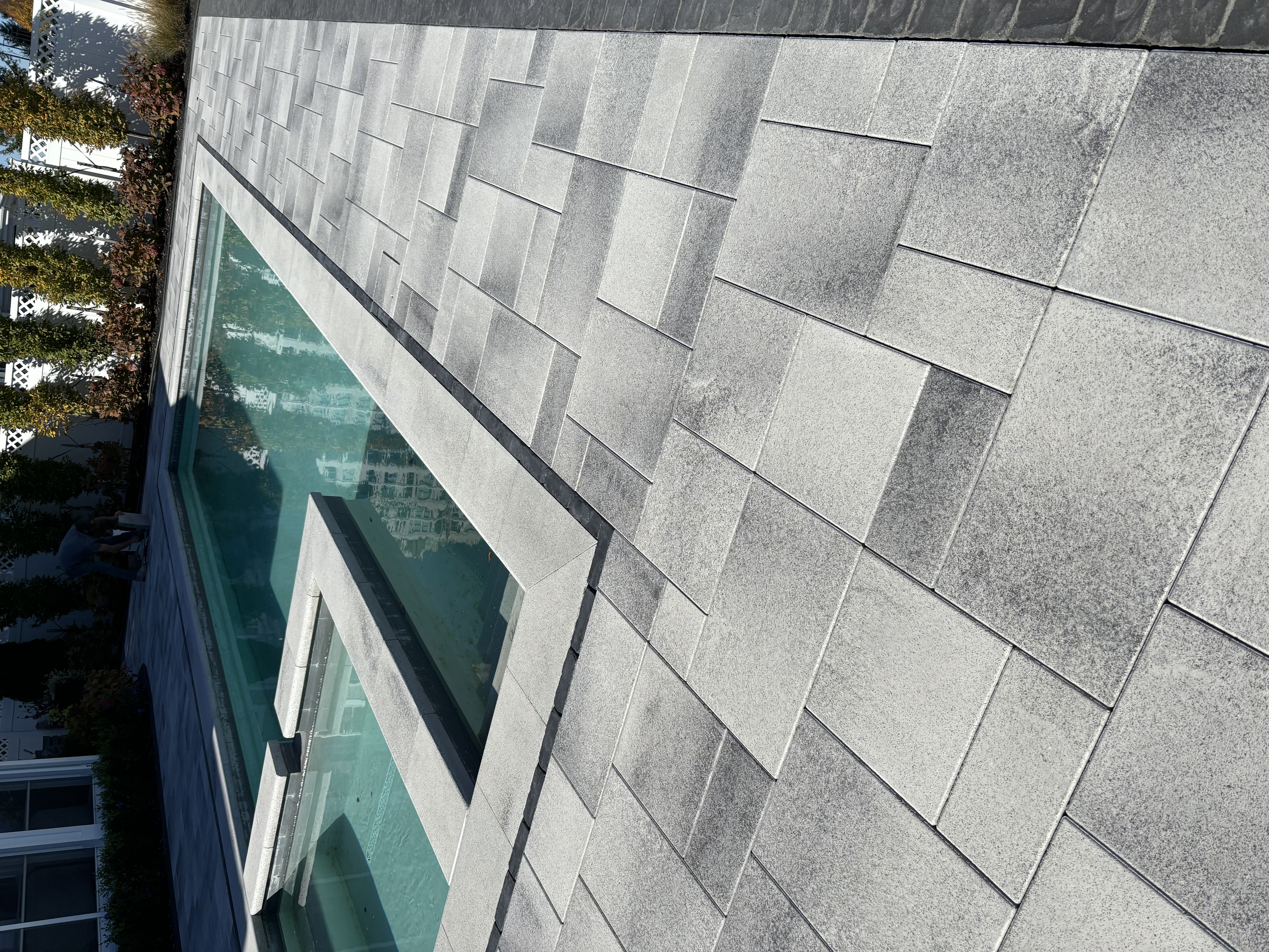 Detailed stonework on residential patio project