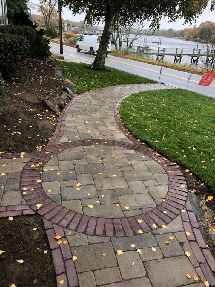 Landscape and hardscape combination project